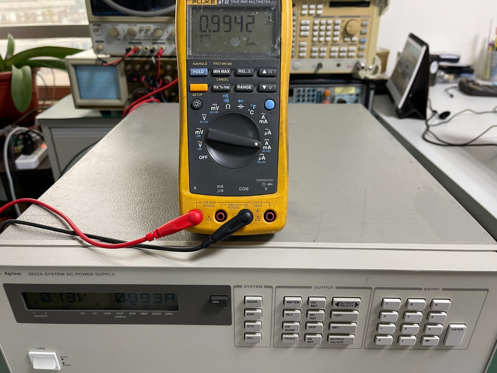 HP Agilent 6622A System DC Power Supply 2 outputs , 50V/4A _0537 - XG eqpt