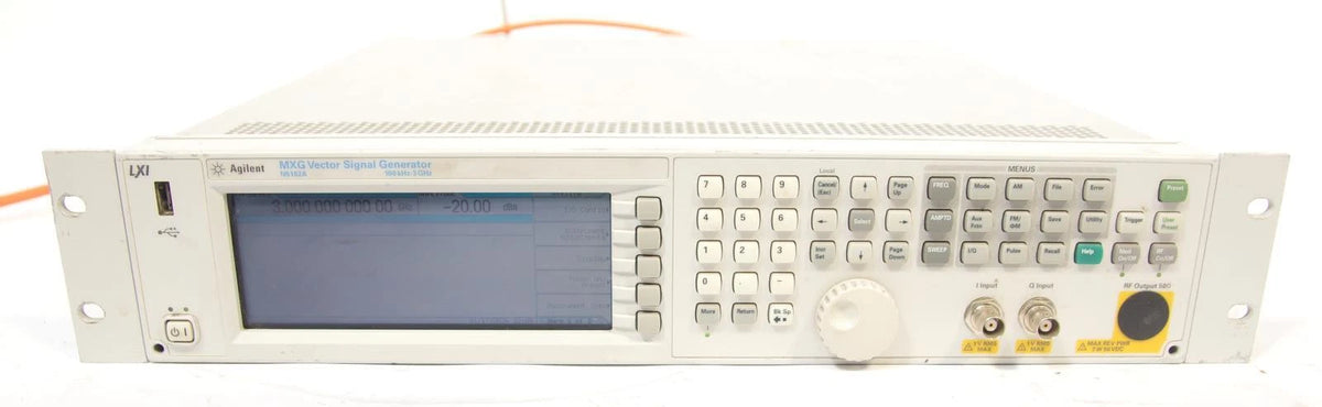 Agilent N5182A 3GHz MXG RF Vector Signal Generator OPT 006 1EM 503 651 UNT