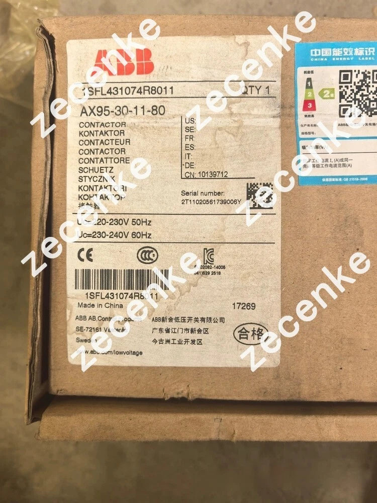 ABB AX95-30-11-80 AC Contactor 220V 1SFL431074R8011