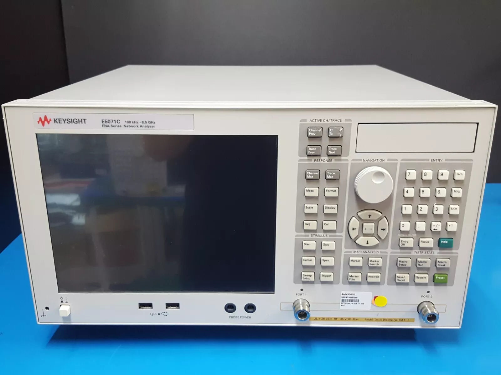 Keysight E5071C Network Analyzer 100kHz-8.5GHz Opt. 285 1E5 008 019 (7006)