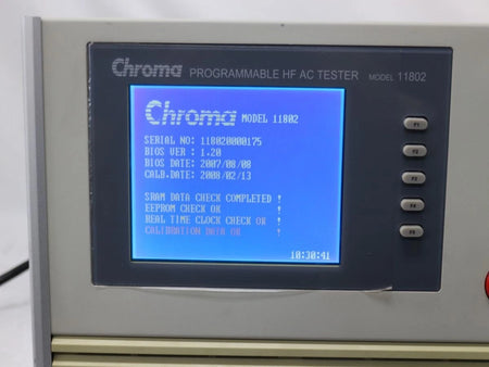 Chroma 11802 2500V 1MHz Programmable HF AC Tester(power supply 100V)