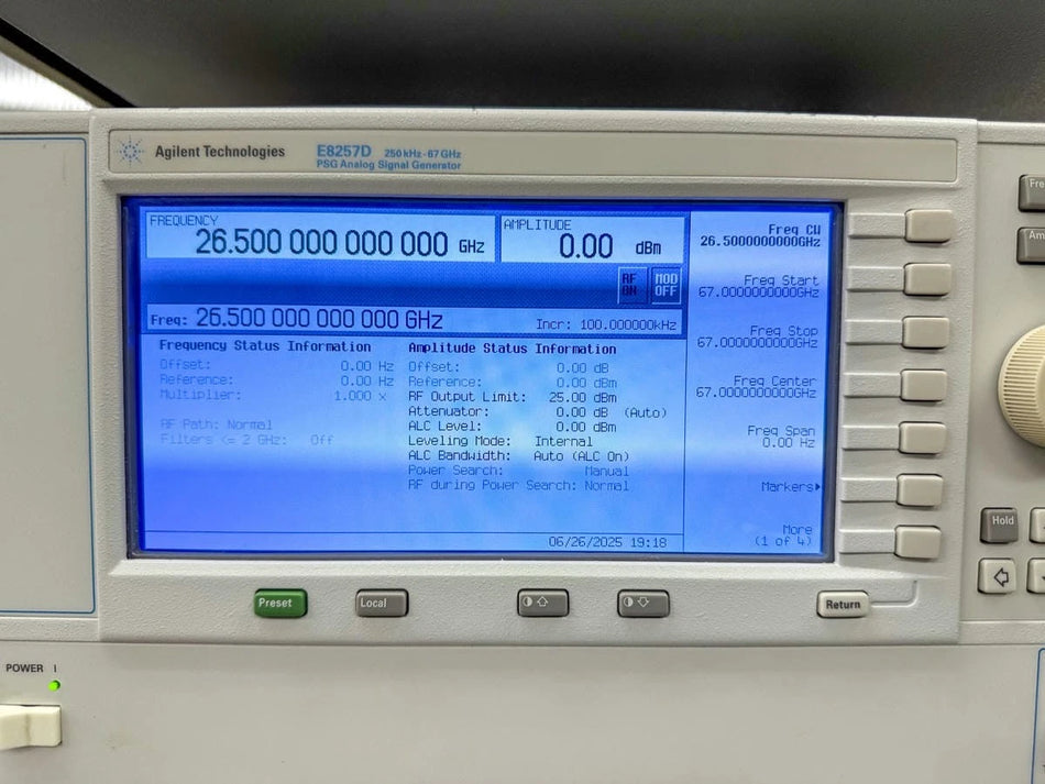 Advantest R3273  Spectrum Analyzer 100Hz - 26.5GHz