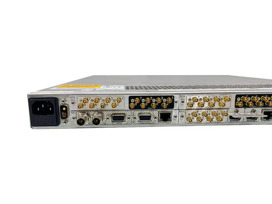 Grass Valley VG-32MV MV-FLEX-32-R 1 RU 32x32 Router with Dual 4K UHD Multiviewer