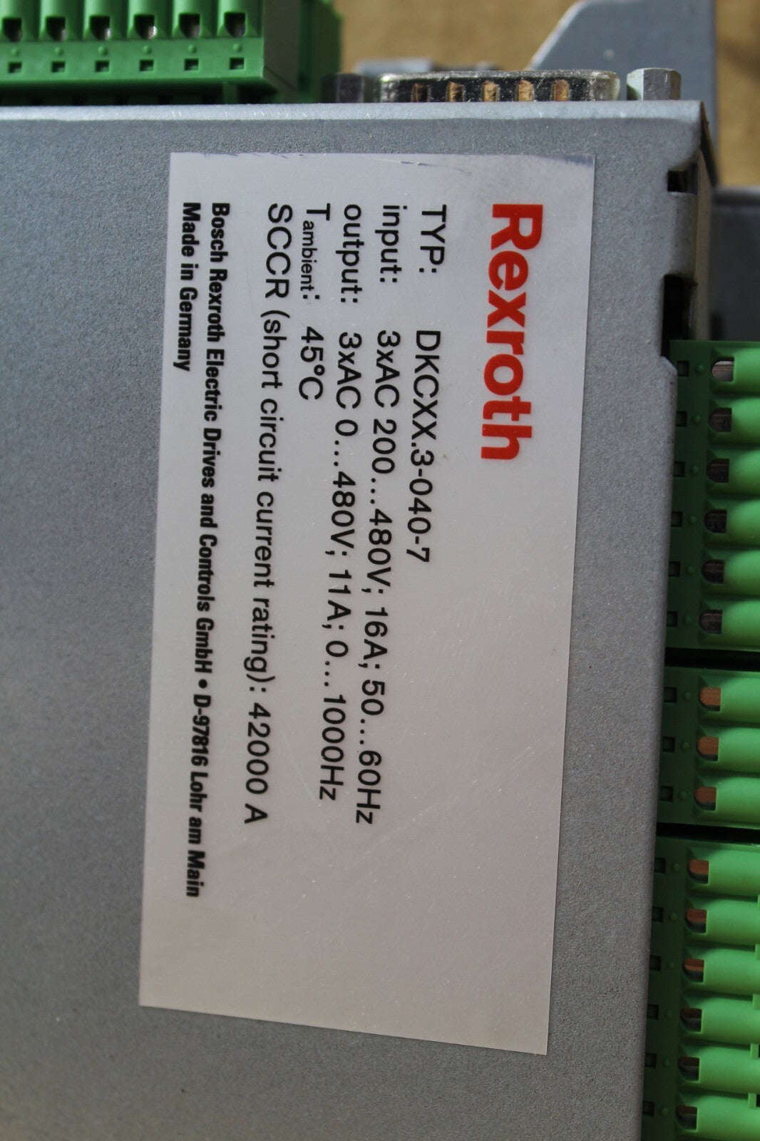 Rexroth Indramat DKC11.3-040-7-FW Eco Drive