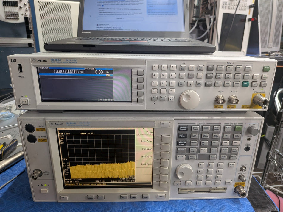 Agilent Keysight N5182A MXG Signal Generator 100Khz-6Ghz ~ LOADED & CAL'D!