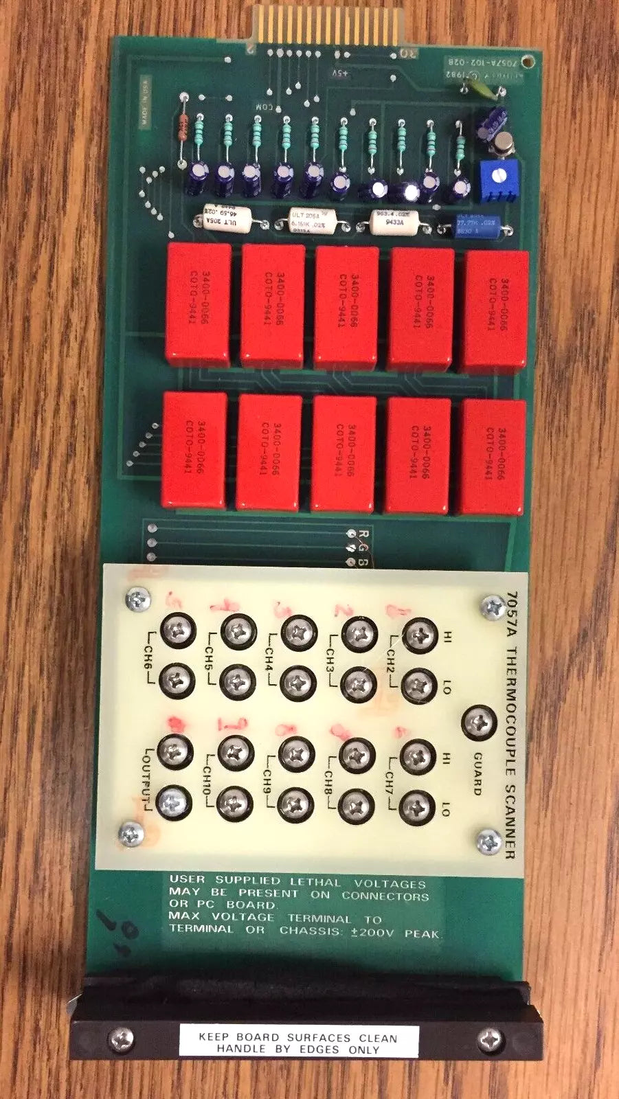 Keithley 7057A Channel Scanner Card for Precision Data Acquisition