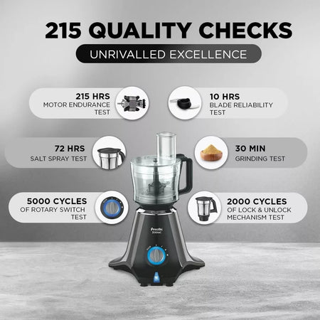 Preethi Zodiac MG-218 750W Mixer Grinder with 5 Jars