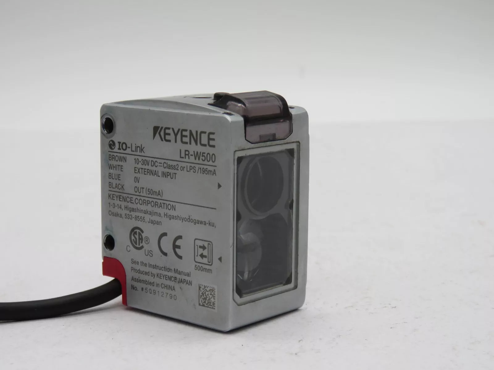 Keyence LR-W500 IO-Link External Unit 50mA Self-Contained Full-Spectru ...