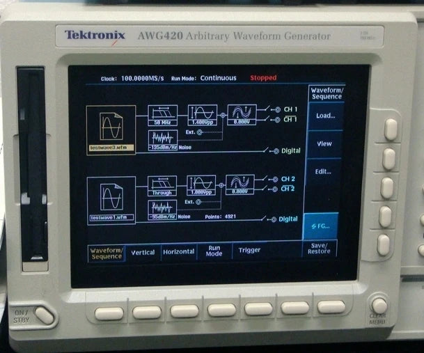 Tektronix AWG420 /03 200MHz 16bit 2ch Airbitarity Waveform Generator