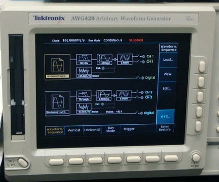 Tektronix AWG420 /03 200MHz 16bit 2ch Airbitarity Waveform Generator