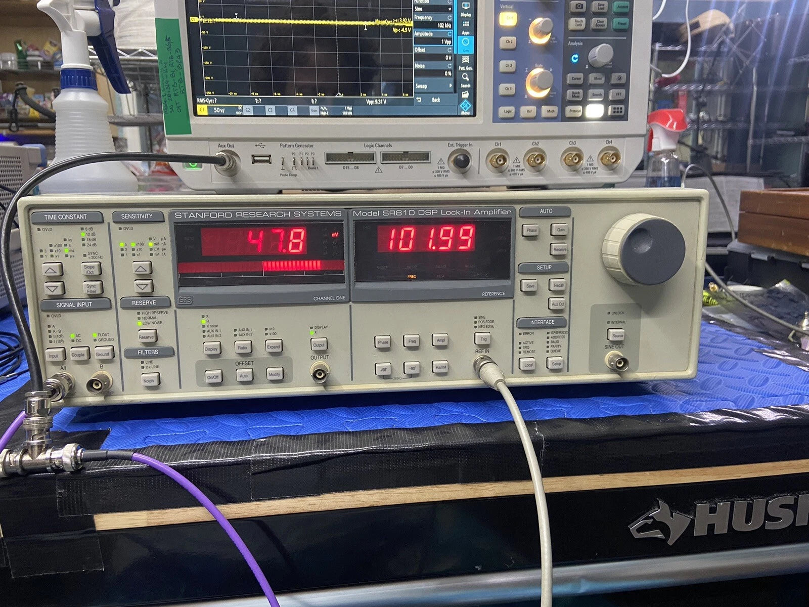Stanford Research SRS Lock-in-Amplif ier Repair Service: Sr810 Sr830 Sr850 READ!