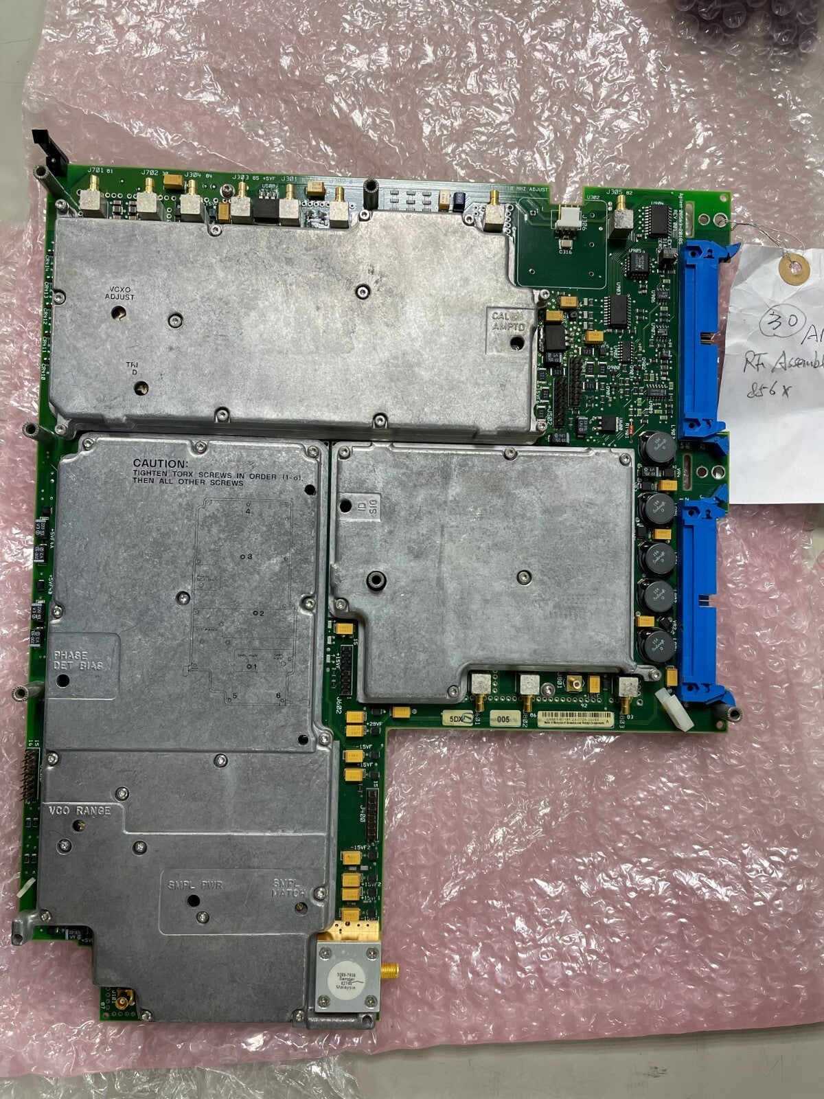 HP 08563-60084, 08563-60185, 08563-60133 (60132) A15 RF assembly for 856x series - XG eqpt