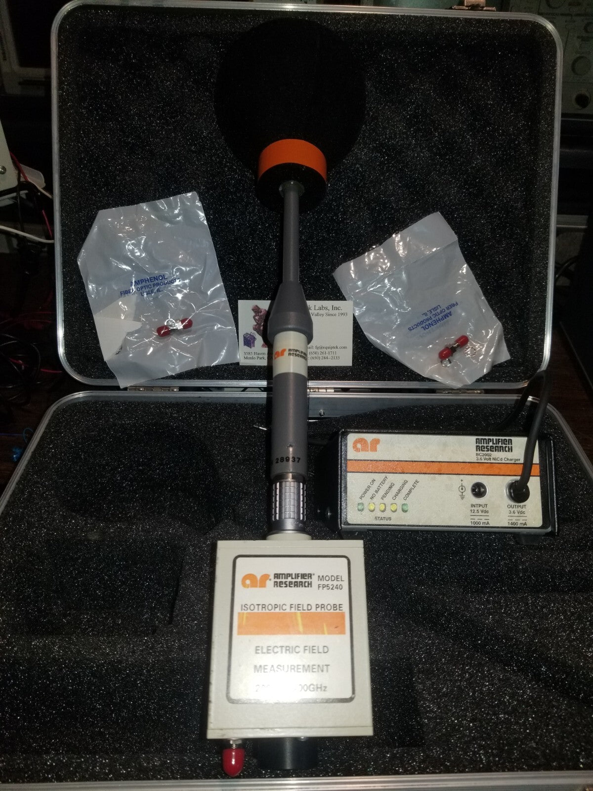 Isotropic Electric Field Probe 200 kHz - 40 GHz by Amplifier Research