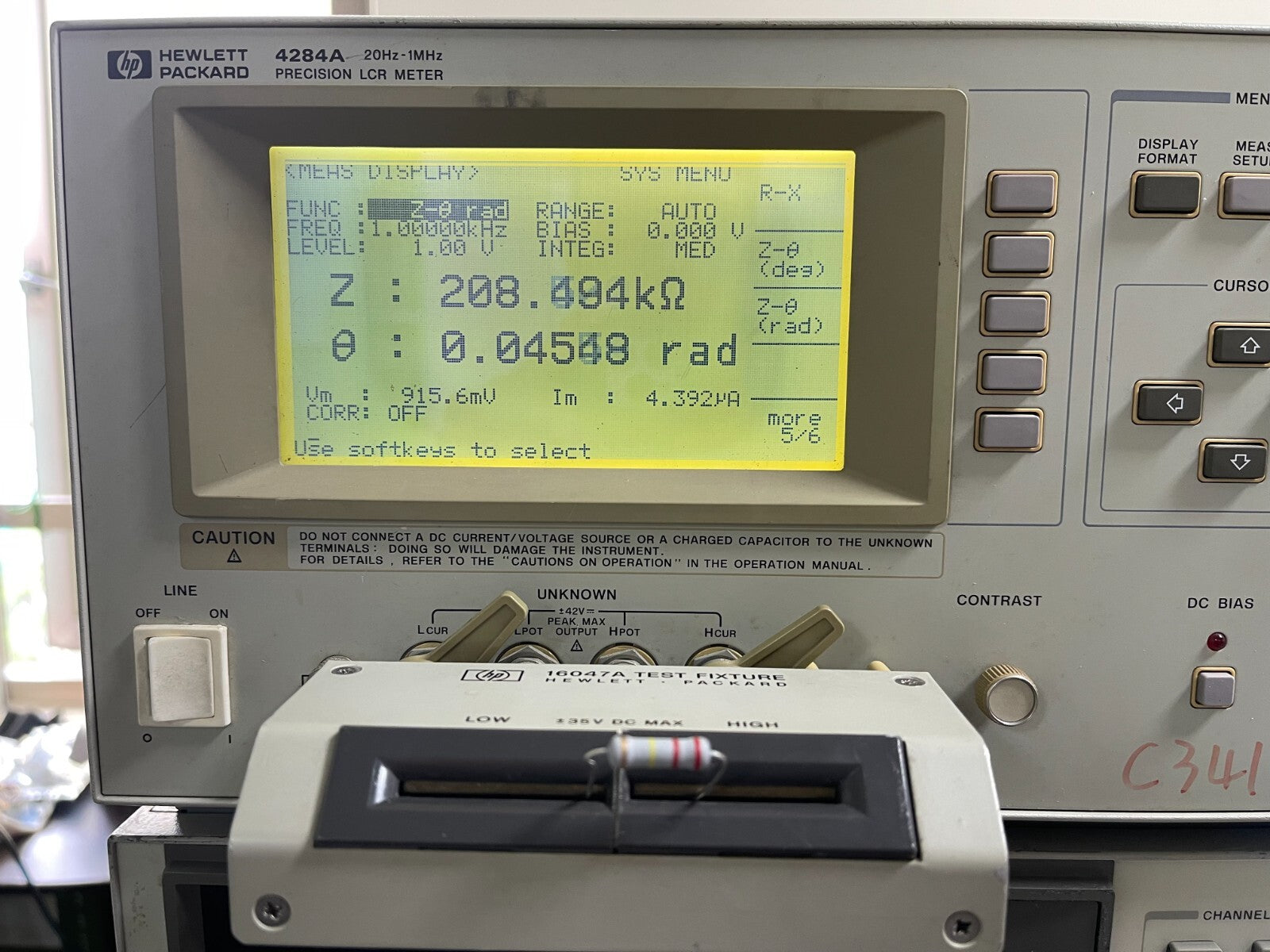 Agilent HP 4284A Precision LCR Meter 20Hz - 1MHz  _ 6859