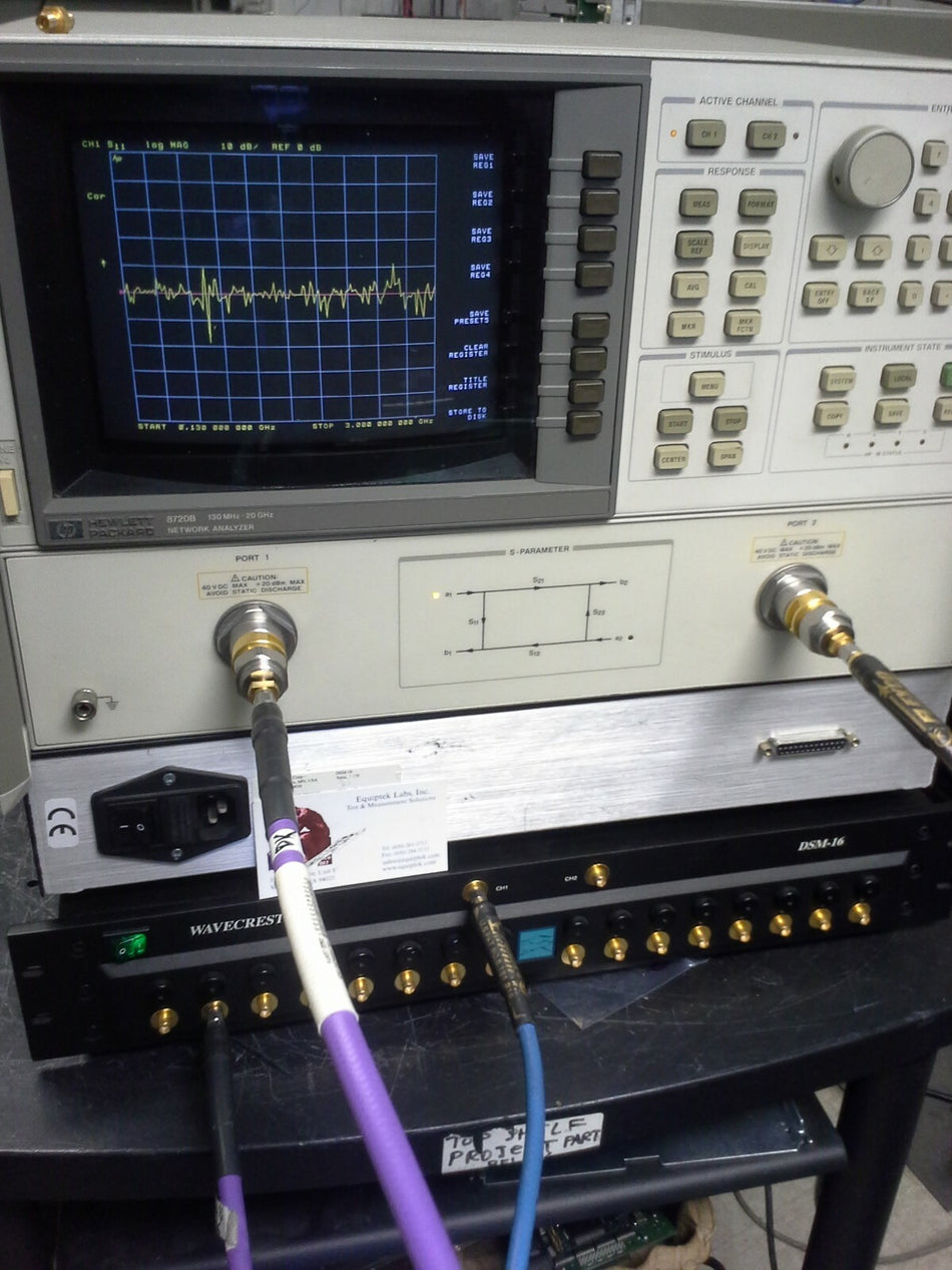RF Switch/Multiplexer DC - 3 GHz Manual Control Dual 1x8 8 Port SMA - Narda