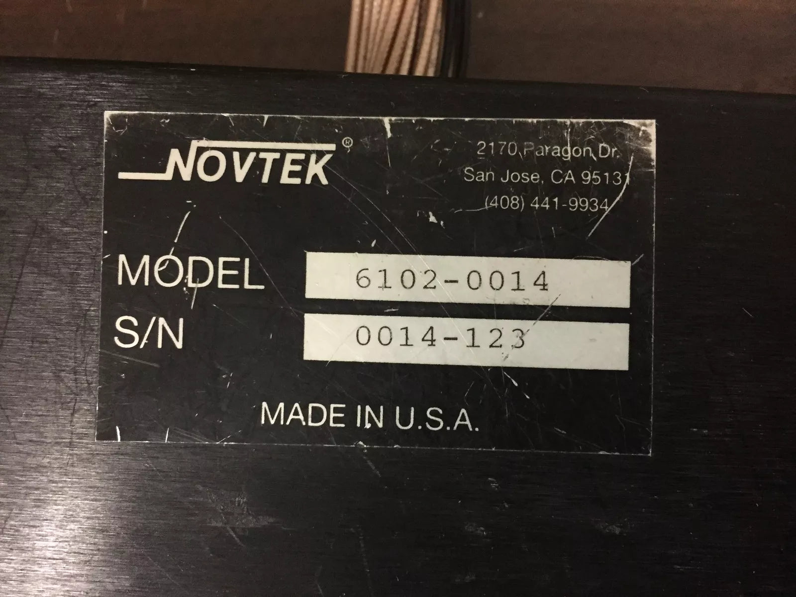 Novtek Test Systems Model 6102-0014 Loadboard
