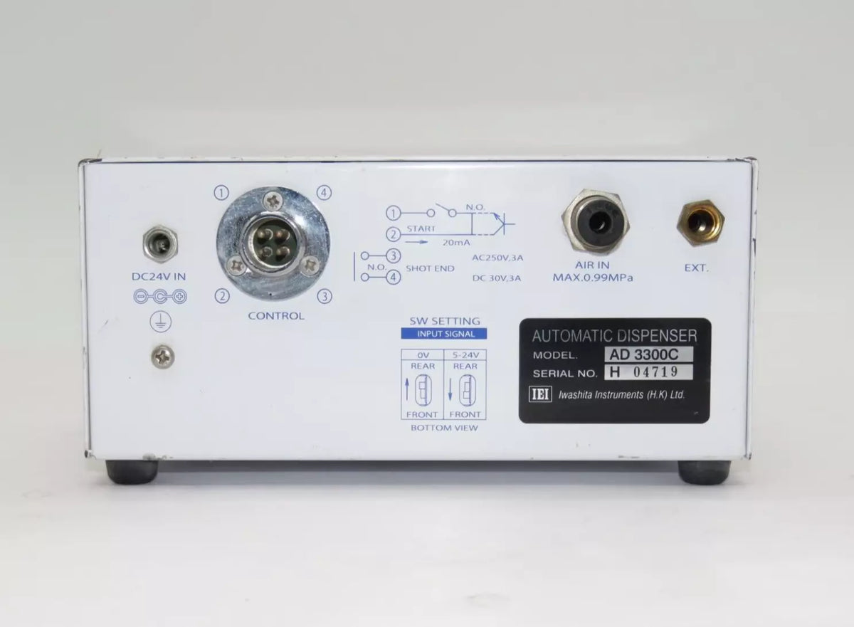 Iwashita Instruments IEI AD3300C High Precision Automatic Dispenser 24V DC