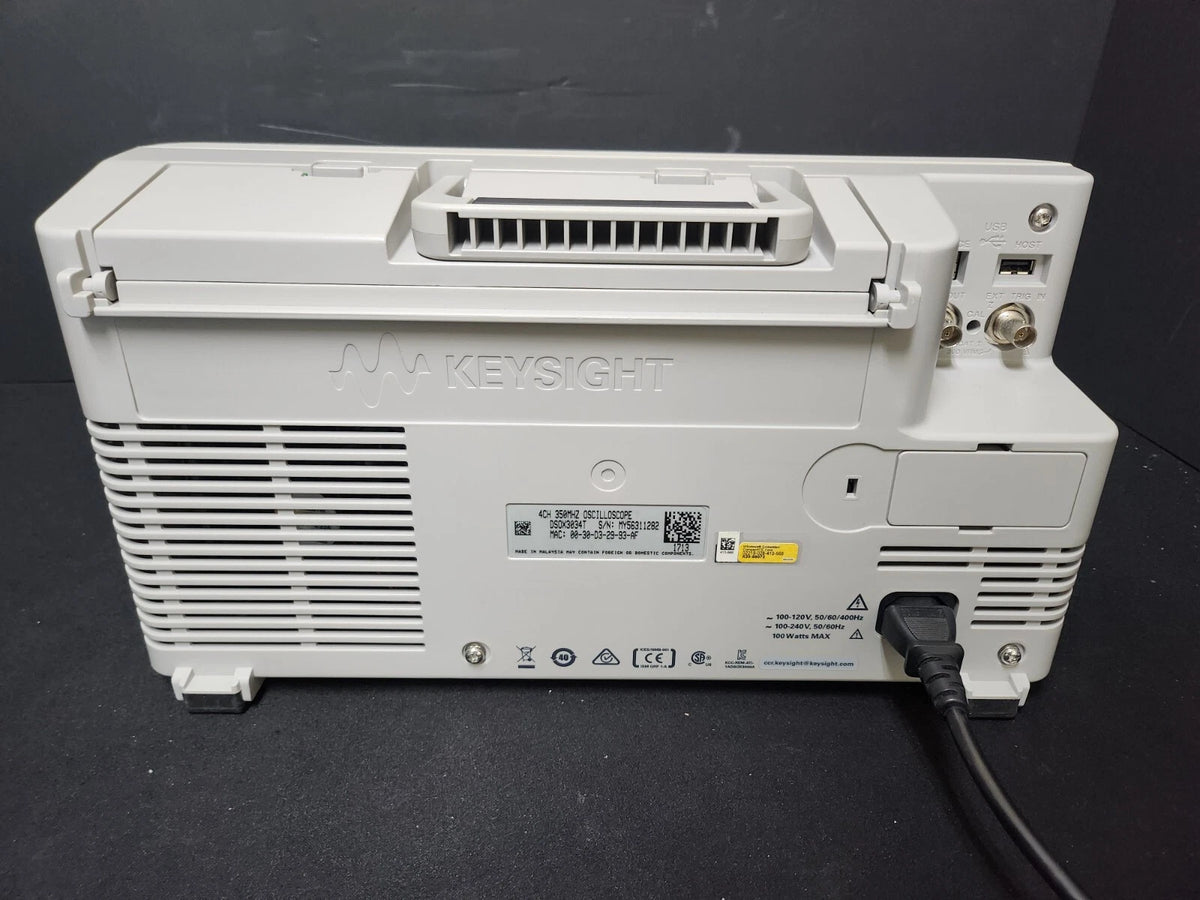 Keysight DSOX3034T Oscilloscope 350 MHz 4CH with Probe N2843A 4ea (1282)