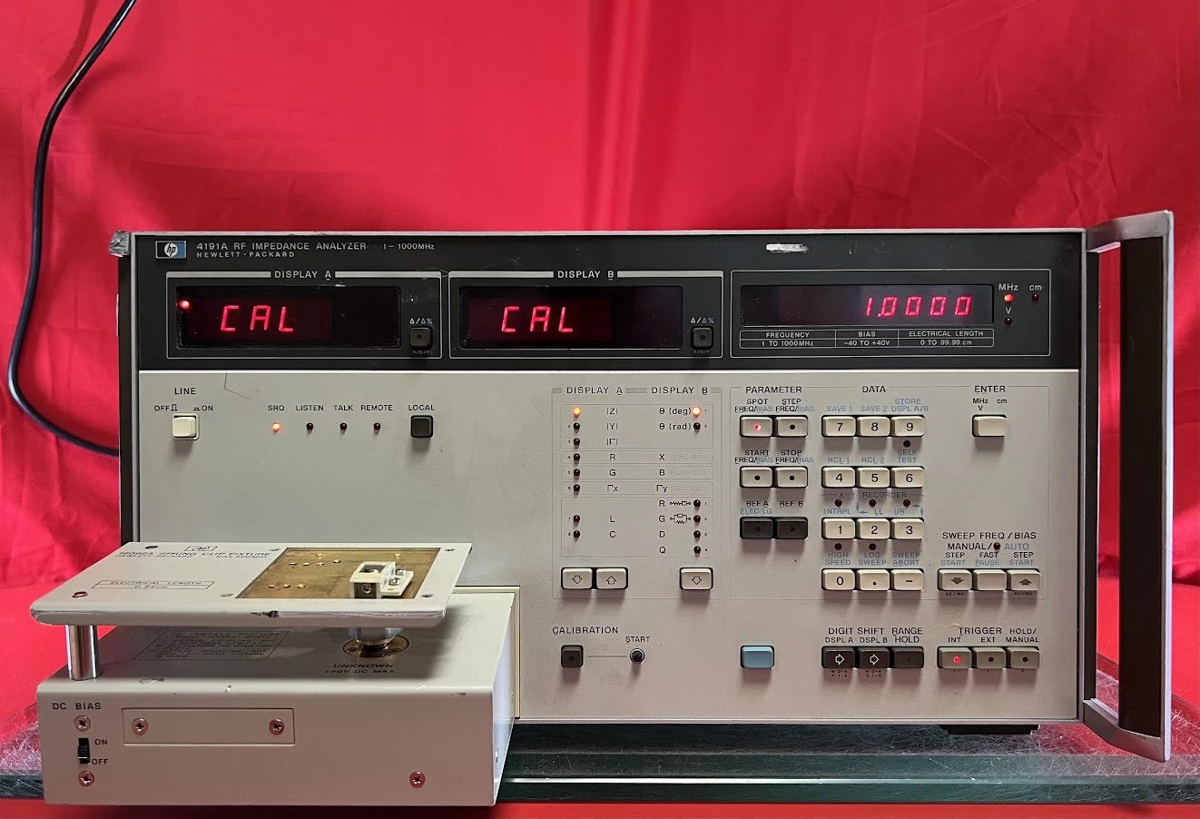 Agilent/Keysight 4191A Opt. 2 RF Impedance Analyzer 1 to 1000 MHz SN 1930J01167