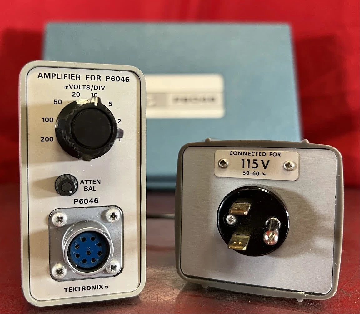 Tektronix P6046 Differential Probe & Amplifier: Full Complete Kit, SN B010294