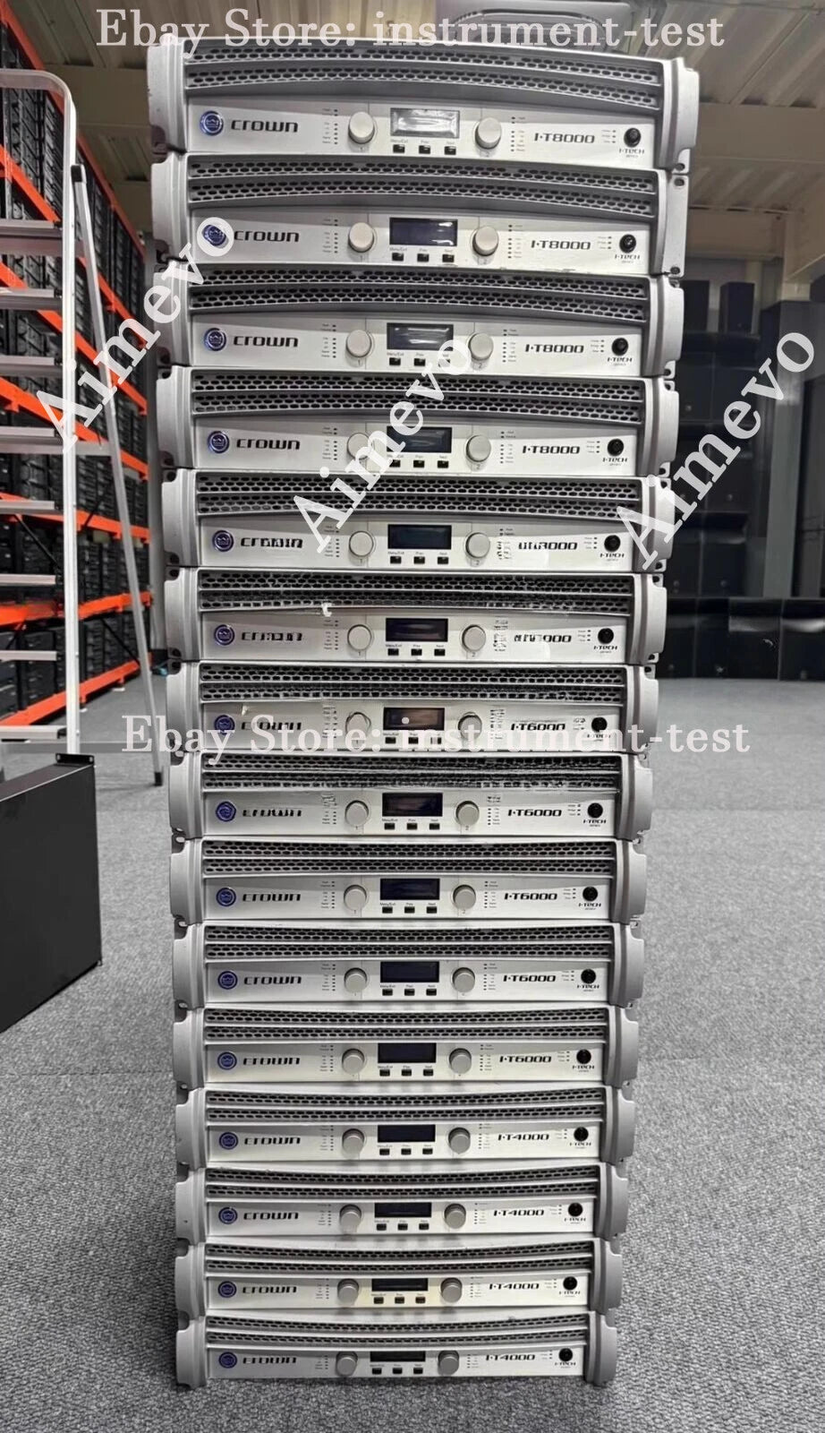 1PC Used Crown I.T4000 Power Amplifier - Excellent Condition