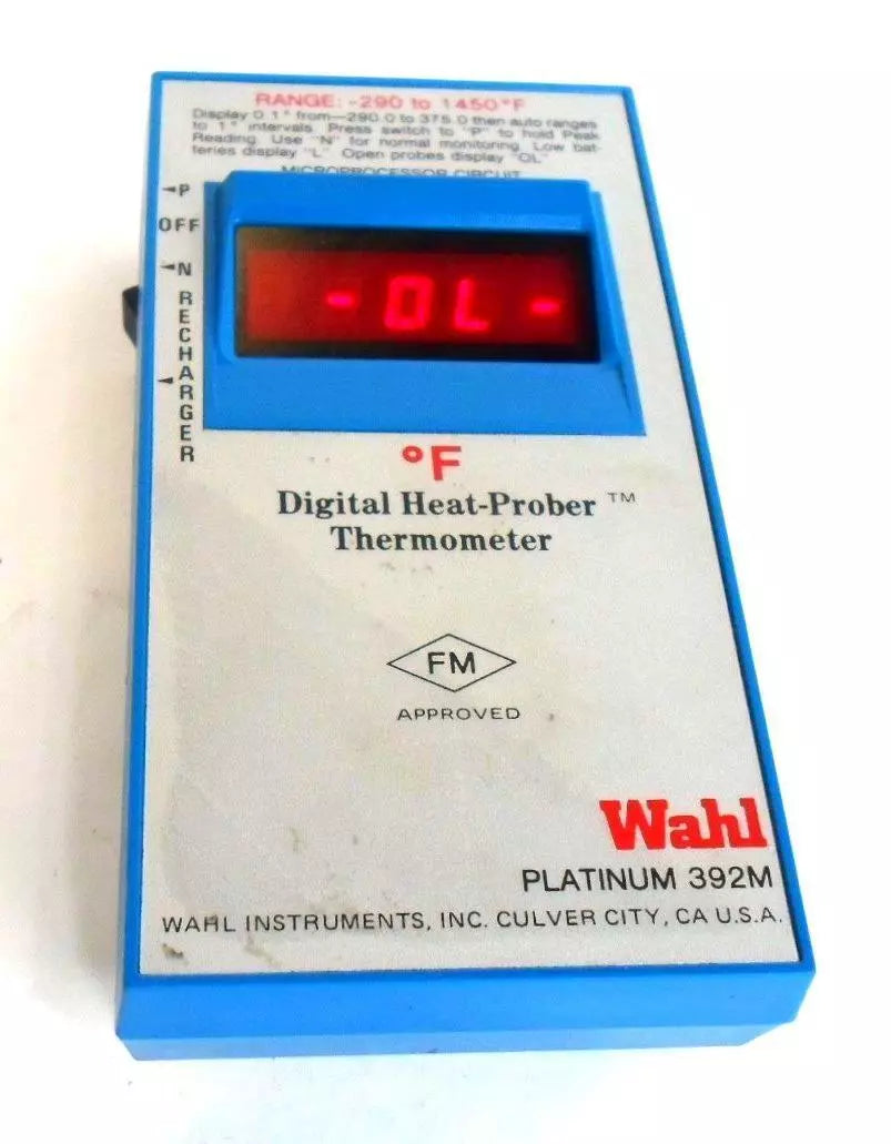 WAHL 392M Platinum Thermometer - Digital Display, Non-contact Infrared, Fever Monitoring