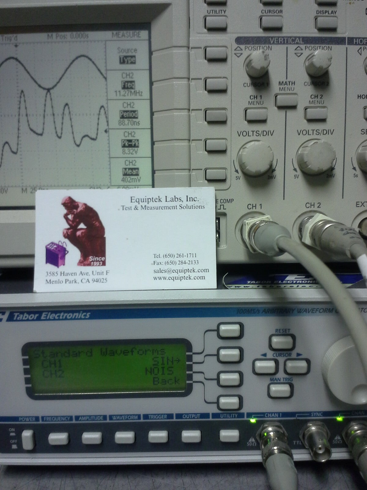8026 20 MHz Dual Channel Arbitrary Waveform Generator by Tabor Electronics