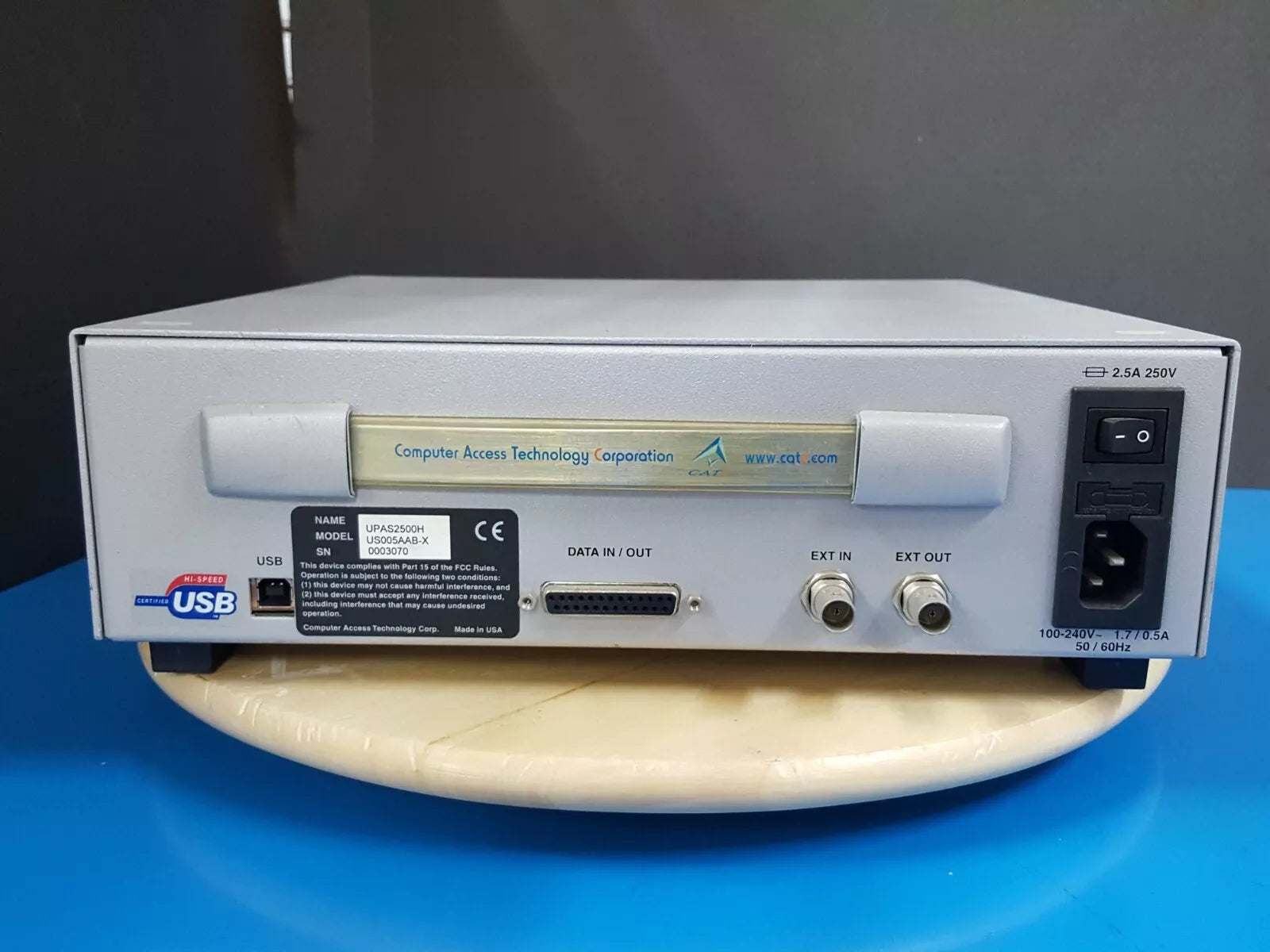 CATC 2500H with US006MA, UPAS Universal Protocol Analyzer System (Untested)