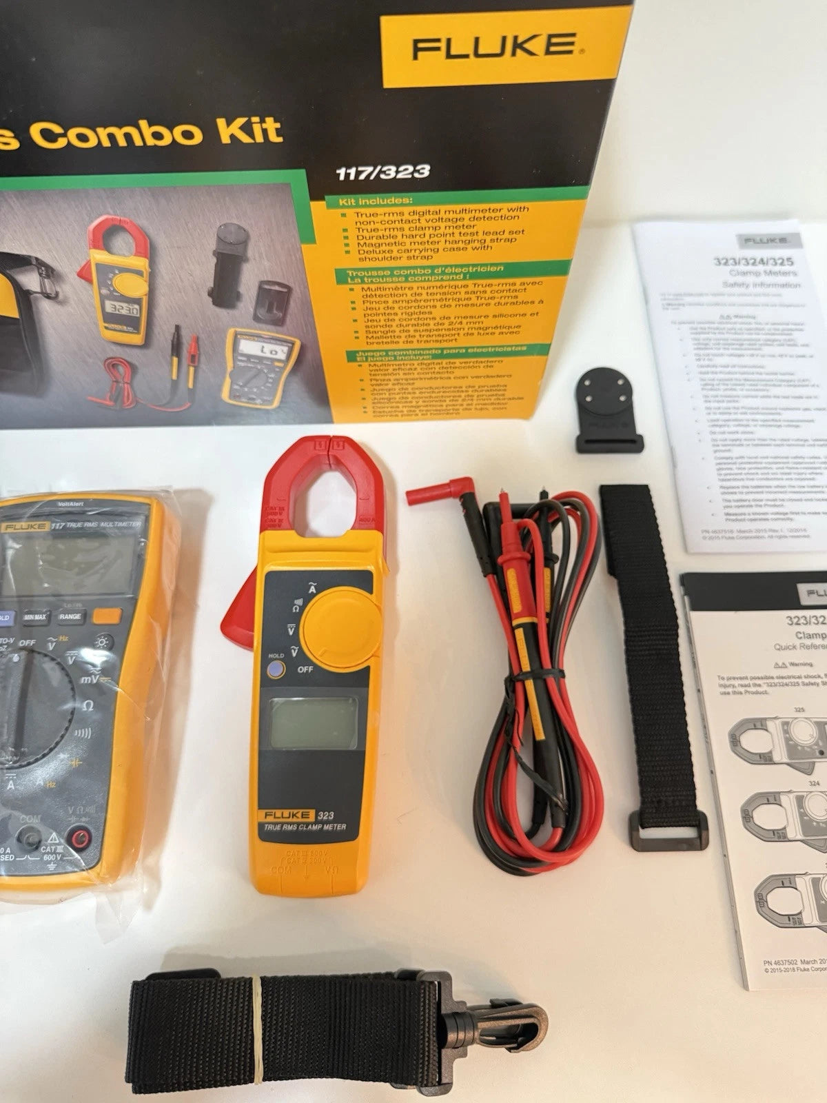 Fluke 117/323 Electrician Combo Kit (New Factory Sealed)