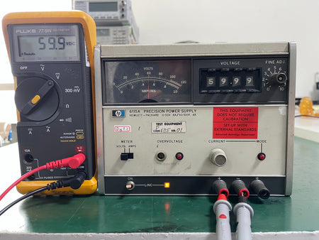 HP 6115A Precision power supply 0-50V @ 0.8A, 50-100V @ 0.4A - XG eqpt