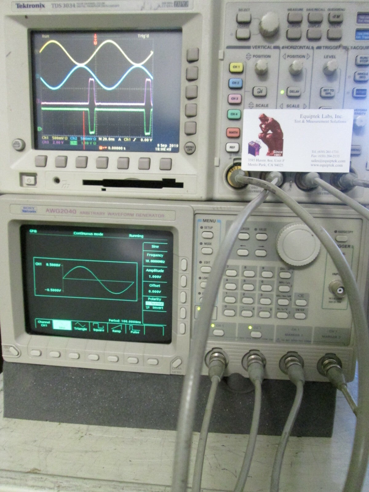 500 MHz Arbitrary Waveform Generator
