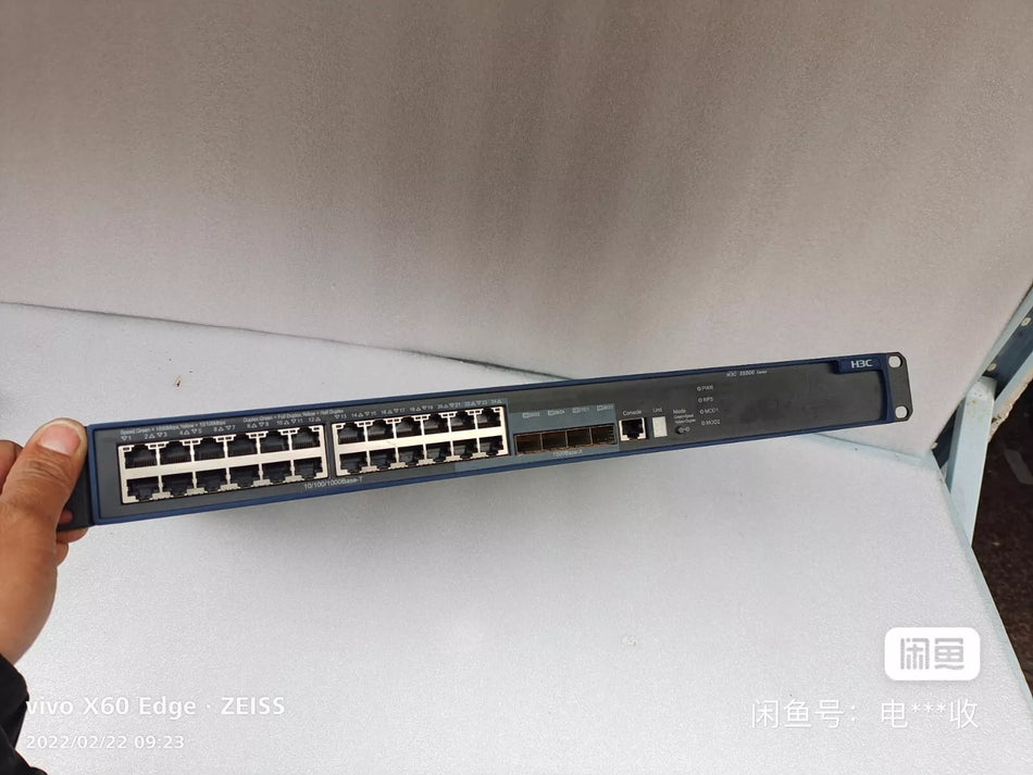 1pc USED 100% test S5120-28C-EI Three layer gigabit switch #W174G WX