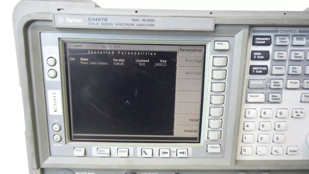 Agilent E4407B ESA-E Series Spectrum Analyzer 9 kHz to 26.5 GHz