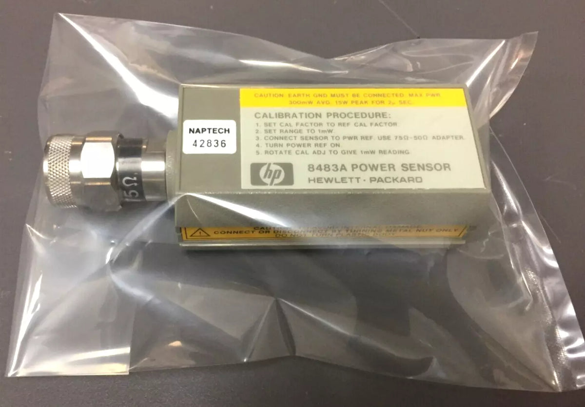 HP/Agilent 8483A Power Sensor, 75 Ohm, 3 µW -100 mW, with Connector