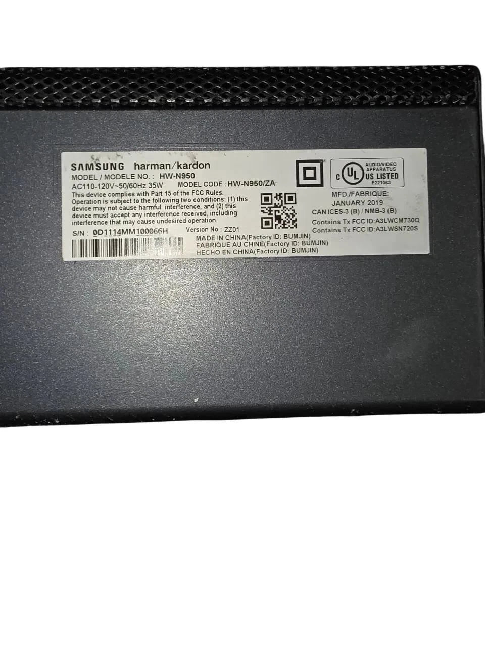 Samsung HW-N950 Harmon Kardon 7.1.4 Channel Soundbar - Black - Free Shipping