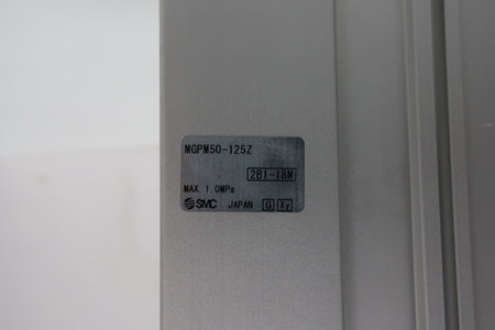 SMC MGPM50-125Z Guided Slide Cylinder 50mm 125mm 1MPa