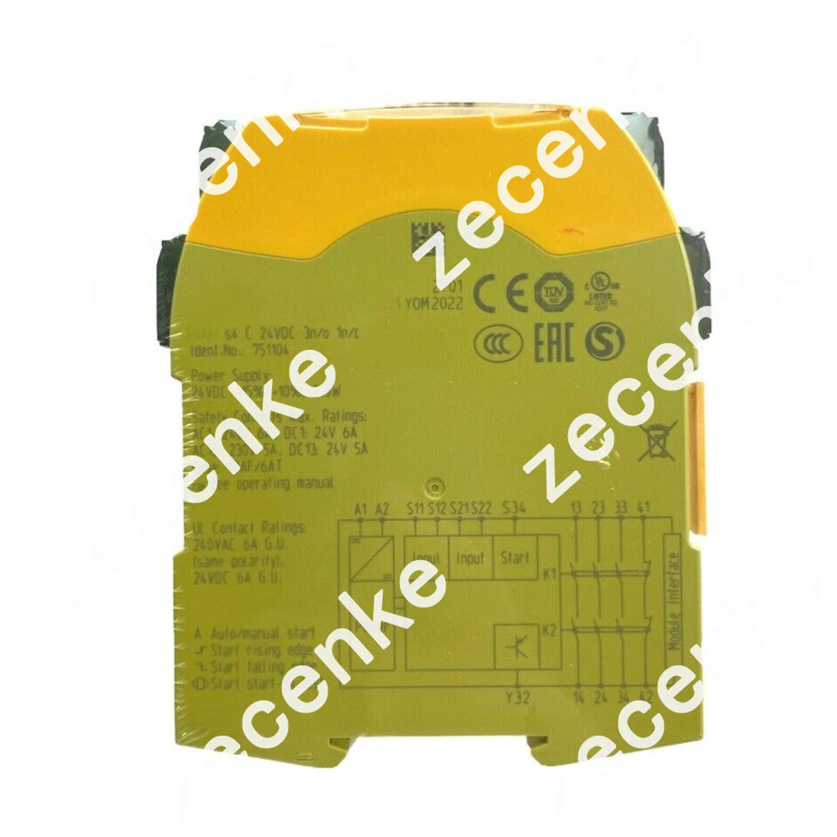 PILZ PNOZ S4 751104 Safety Relay - 1PCS New