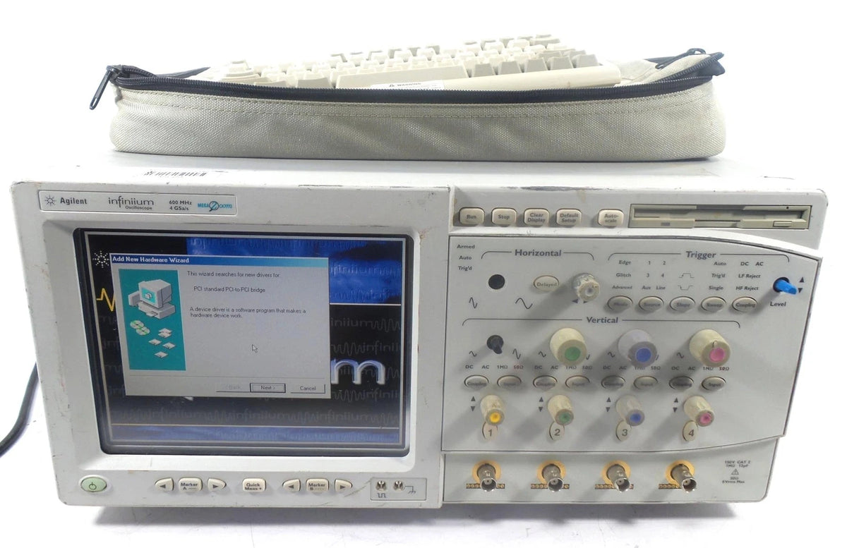 Agilent Infiniium Oscilloscope 600 MHz 4 GS/s MegaZoom - Free Shipping