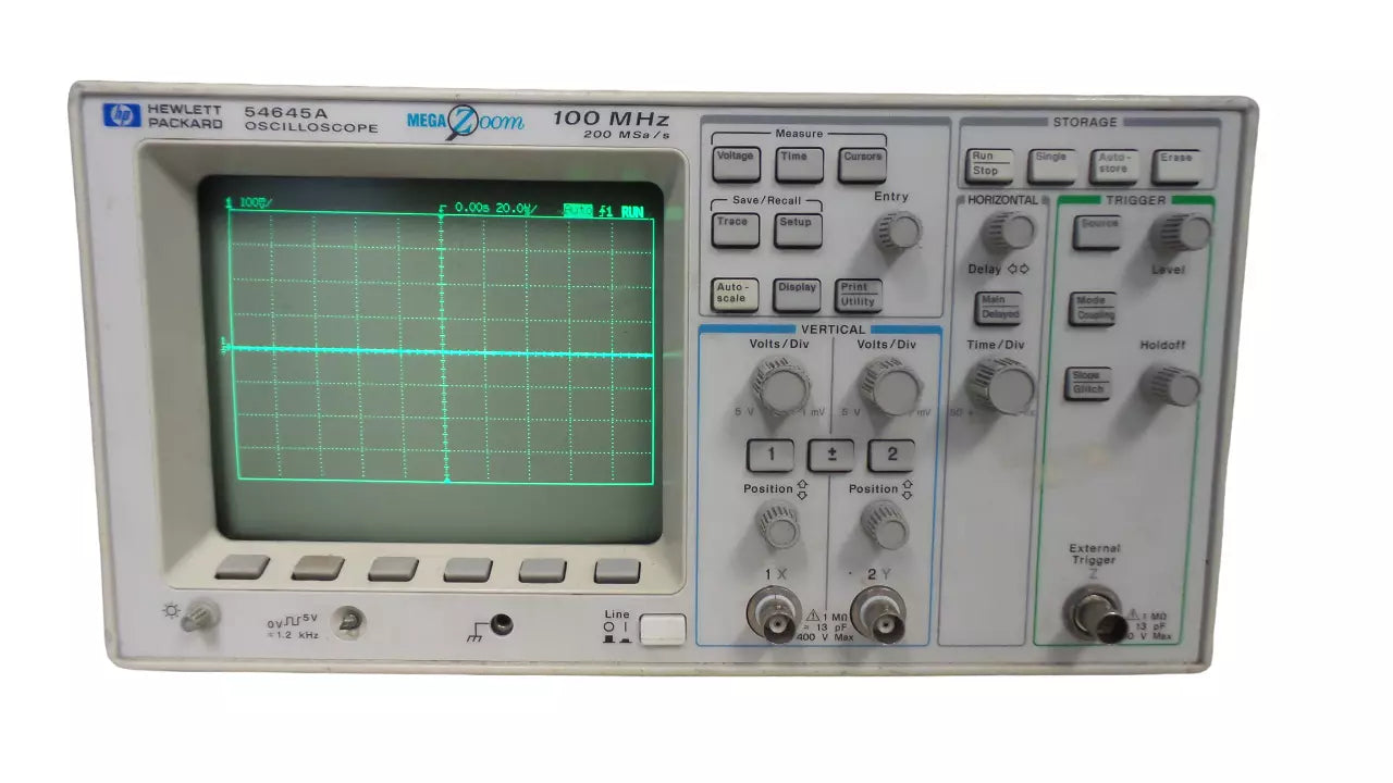 HP 54645A 2-Channel 100 MHz 200 MSa/S Oscilloscope