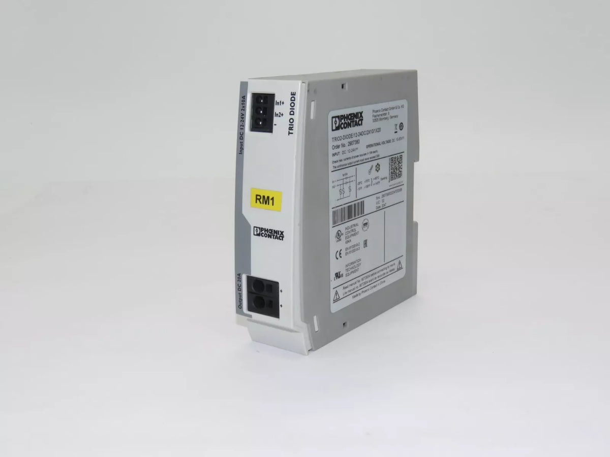 Phoenix Contact TRIO2-DIODE/12-24DC/2X10/1X20 2907380 Redundancy Module 12-24VDC