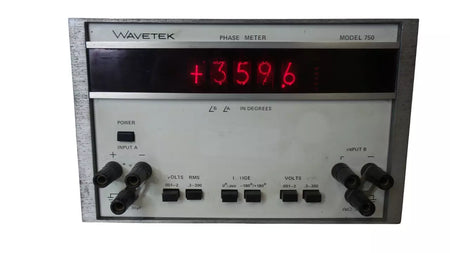 Wavetek Model 750 Phase Meter - Professional Precision Instrument