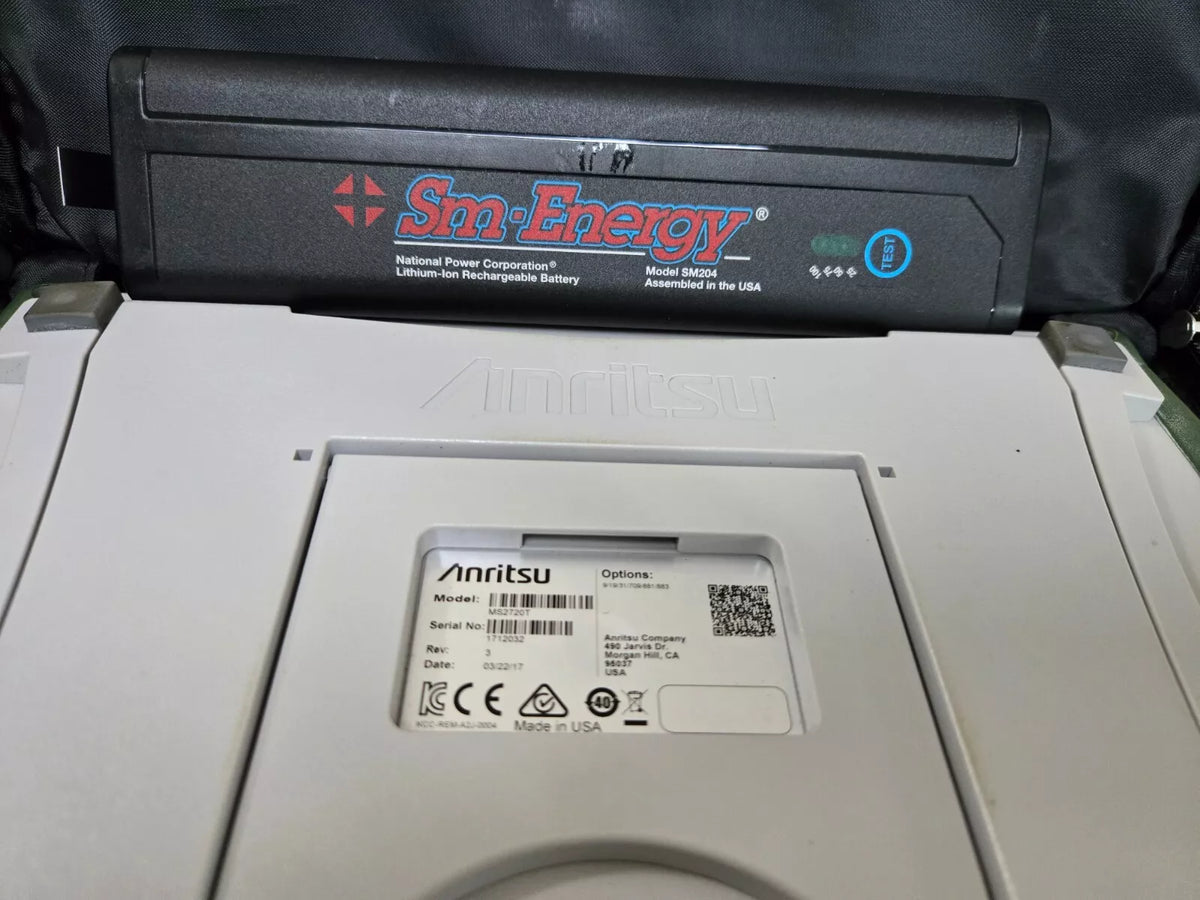 Anritsu MS2720T 9kHz-9GHz Spectrum Master with Opt. 9, 19, 31, 709 - 2032