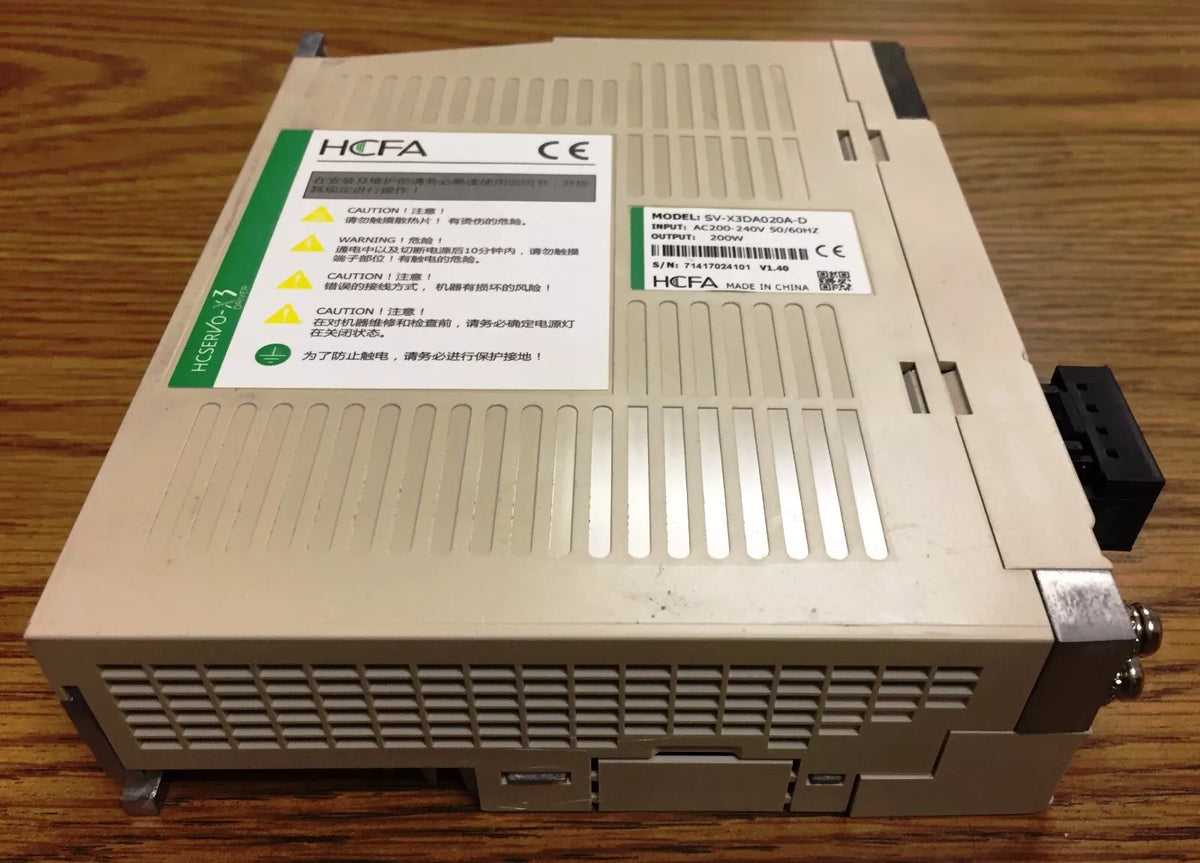 HCFA SV-X3DA020A-D Servo Driver for Precision Motion Control