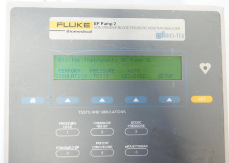 Fluke BP PUMP 2 Non-Invasive Blood Pressure Monitor Analyzer