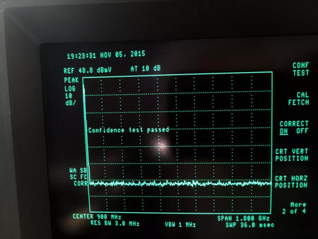 HP Agilent Keysight 8591C Cable TV Analyzer 1.8 GHz Opt 4, 101, 105, 102, 43