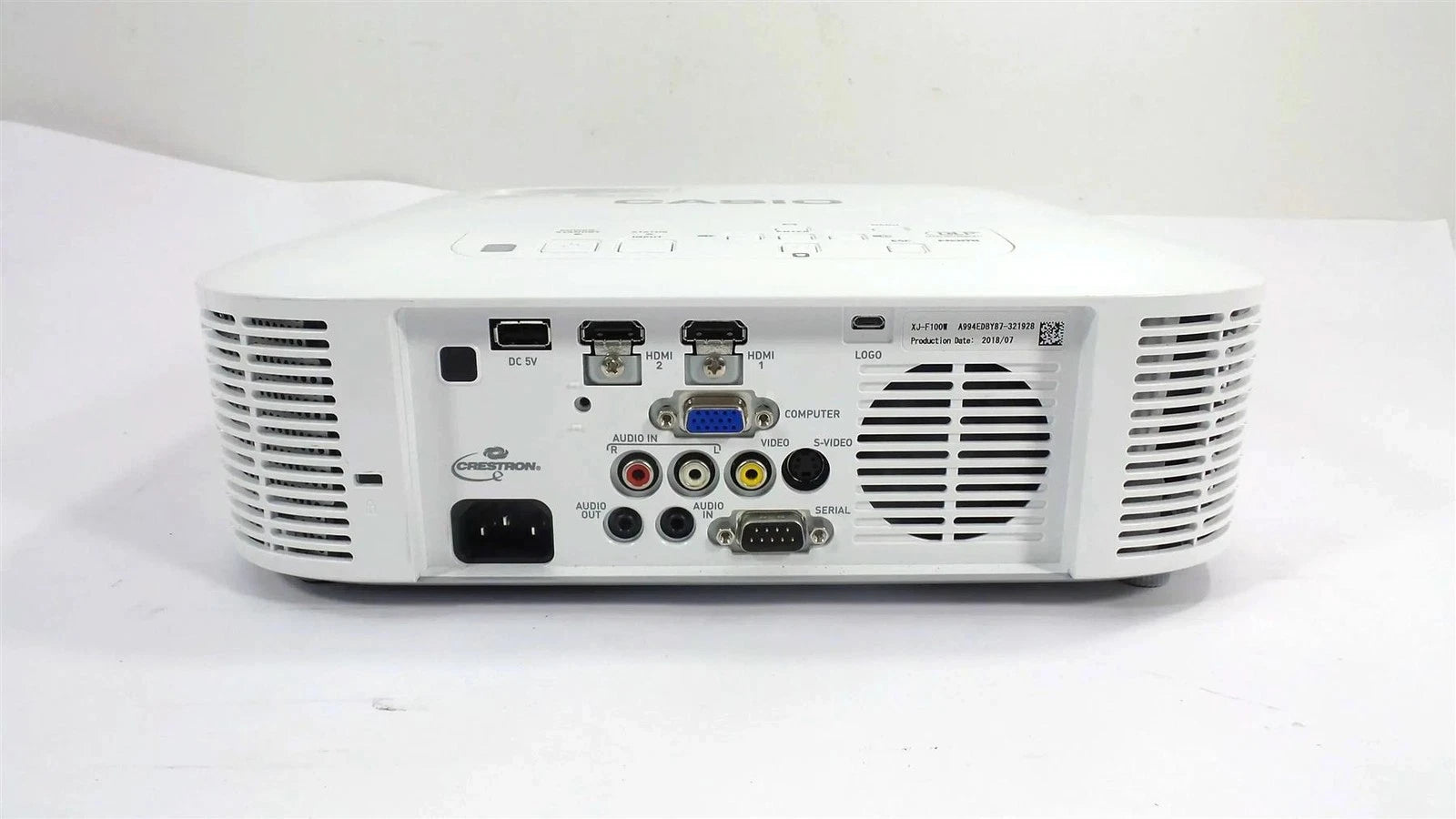 Casio XJ-F100W WXGA DLP Projector - 3500 Lumens - Light Timer: 1900 Hours