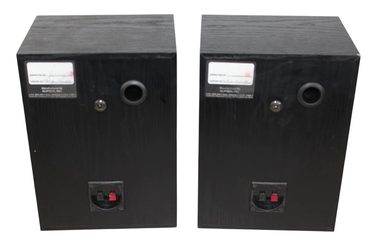 Vintage Klipsch KG.5 Speakers Black Bookshelf - Pair - Free Shipping