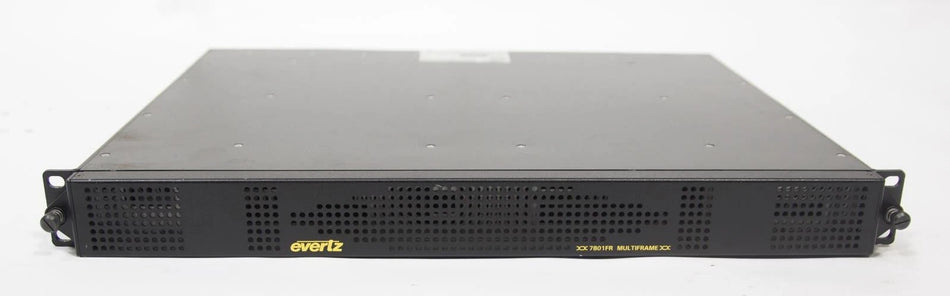 Evertz 7801FR Multiframe Digital Signal Processor with 2x 7743DLY-HD Boards