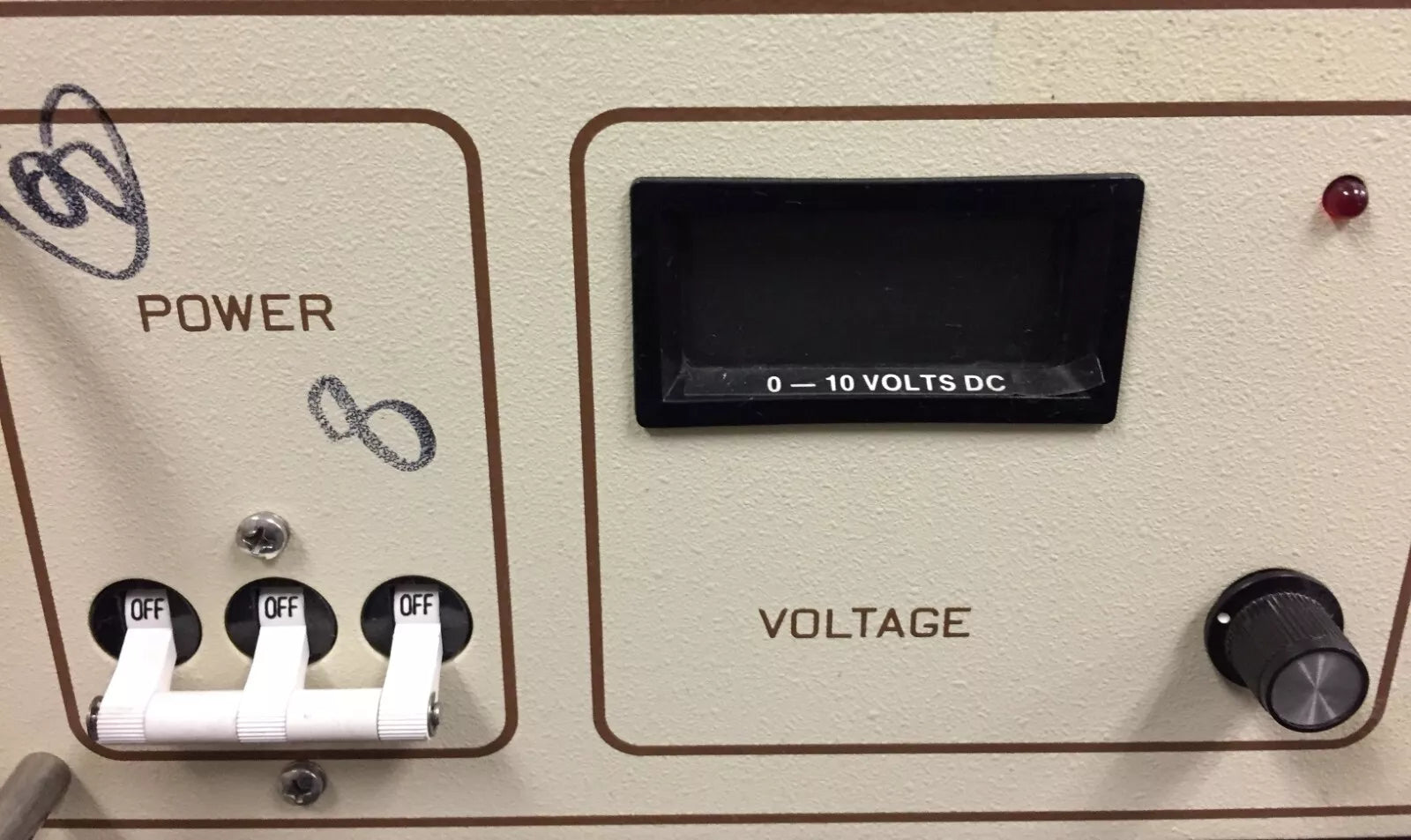 Power Ten 4600D-20250 0-10 Volts DC 0-250 AMPS Heavy Duty DC Power Supply