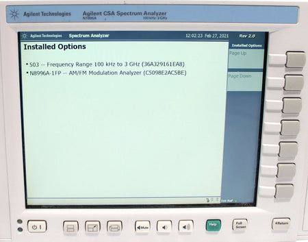 HP Agilent Keysight N1996A 100 kHz to 3 GHz CSA Spectrum Analyzer AS-IS